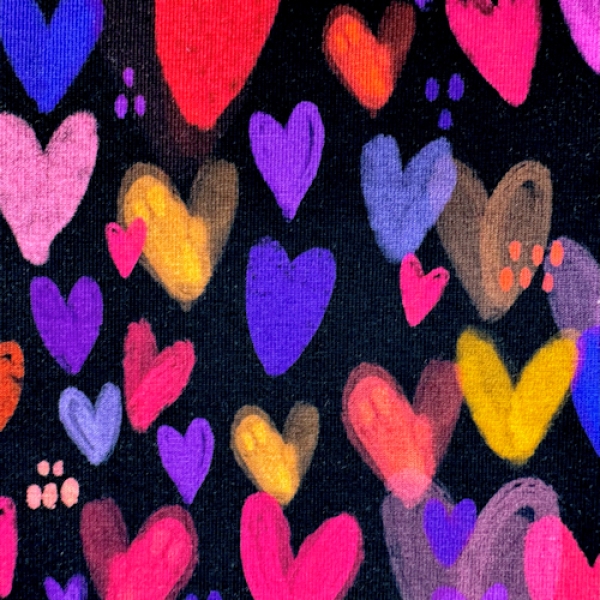 Jersey Digital Hearts schwarz